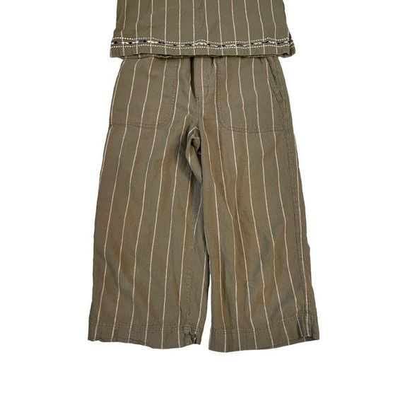 Madewell Linen Cotton Embroidered Top and Huston Cropped Pants Set size M - Picture 10 of 16